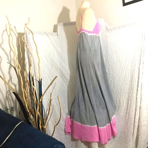 Gypsy 05  100% Silk Tie Dye Maxi Dress  Size XS - Picture 2 of 14